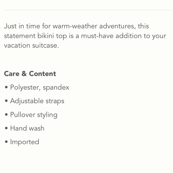 LAST CALL Anthropologie Agua Bendita Aya bikini top - Picture 5 of 9